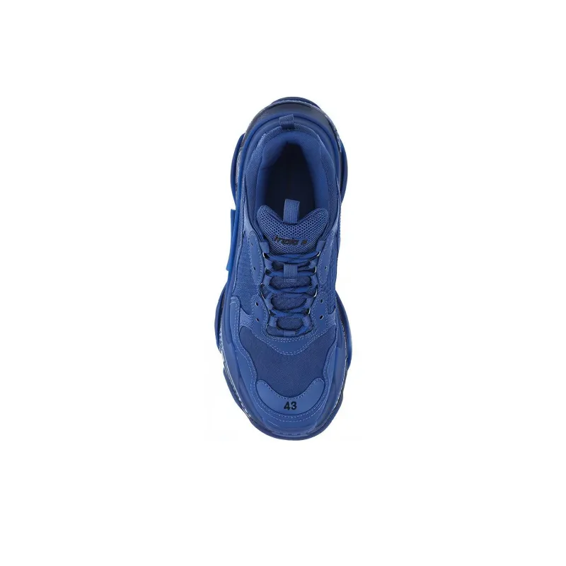 Balenciaga Triple S Sneaker 'Clear Sole Deep Blue'-4