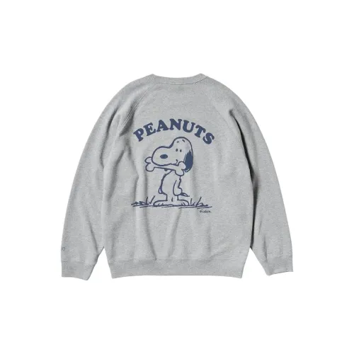 UNIQLO X PEANUTS Co-branded Series Sweatshirts Unisex Gray