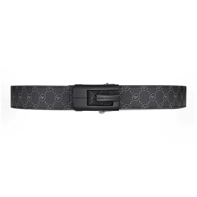 FAIRWHALE Pvc Leather Belts Men's Width 3.5CM-3