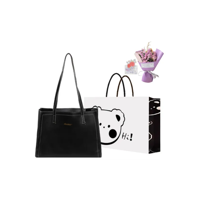 NX DOUGHNUT PU Shoulder Bag Regular Women's Black/White/Coffee/Pink/Blue-23