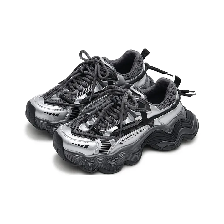 MASOOMAKE Breathable Height Increase Chunky Sneakers Women's-17