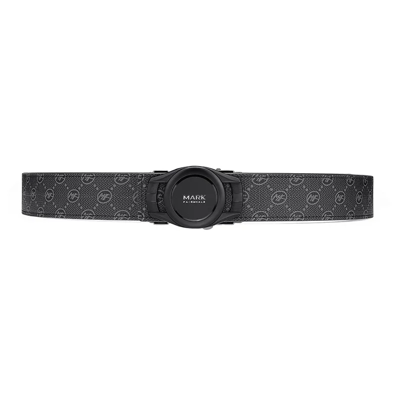 FAIRWHALE Pvc Leather Belts Men's Width 3.5CM-3