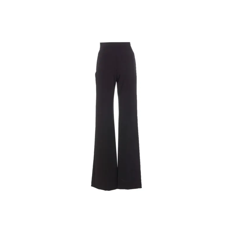 Elisabetta Franchi Belted Stretch Crepe Palazzo Trousers-1