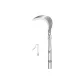 Silver 6.0m Stainless Steel Fishing Net Pole+Locust Hook+Crescent Sickle