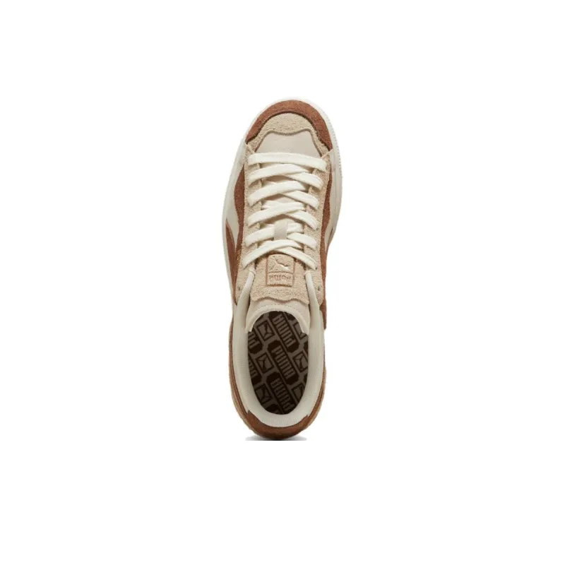 PUMA Suede Trippy Anti Slip Wear Resistant Low Top Skateboard Shoes Unisex Ivory White-3