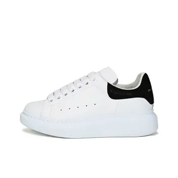 Alexander McQueen Oversized Sneaker 'White Black Suede' Women's