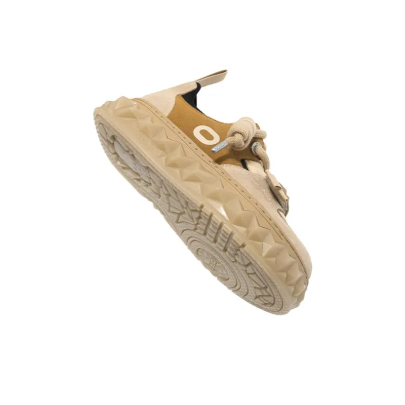 OETZI New Iceberg Series Casual Shoes Unisex Low Top Brown Khaki-4