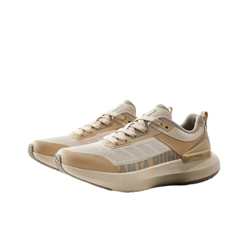 Anta Anti Slip And Wear Resistant Breathable Low Top Sprint Running Shoes Women's Pine Smoke Gray-1