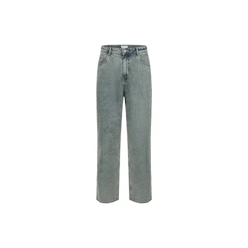 URBAN REVIVO Jeans Men Light Blue