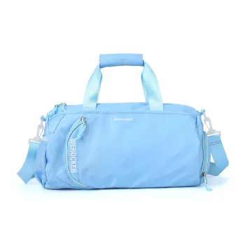 JEANSWEST Fabric Gym Bag Handbag Crossbody Bag Backpack Medium Size Unisex Sky Blue