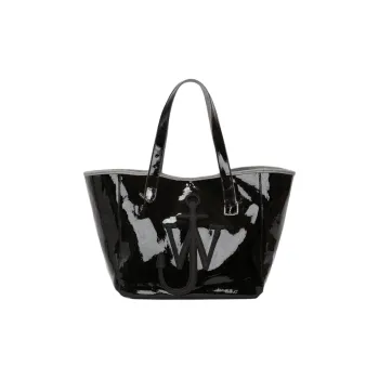 JW Anderson Belt Coated Finish Denim Top Handle Bag