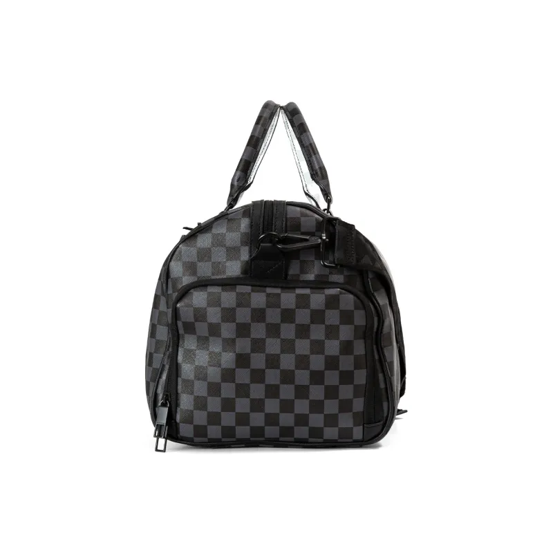 SPRAYGROUND PVC Boston Bag, Crossbody Bag, Travel Bag Regular Unisex Black-3