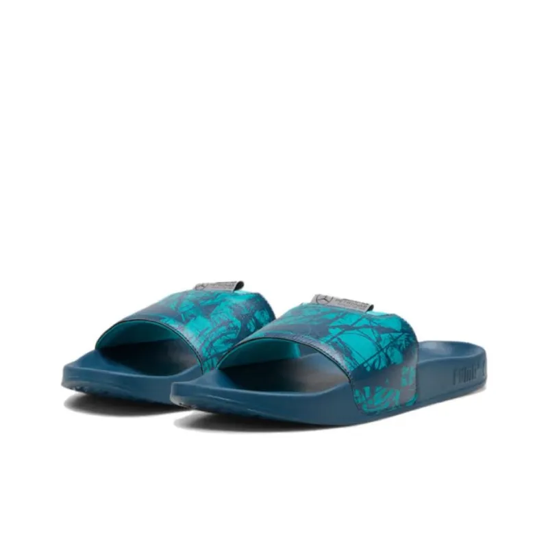PUMA MERCEDES AMG PETRONAS Slip Resistant Abrasion Resistant Slide Slippers Unisex Navy Blue-2