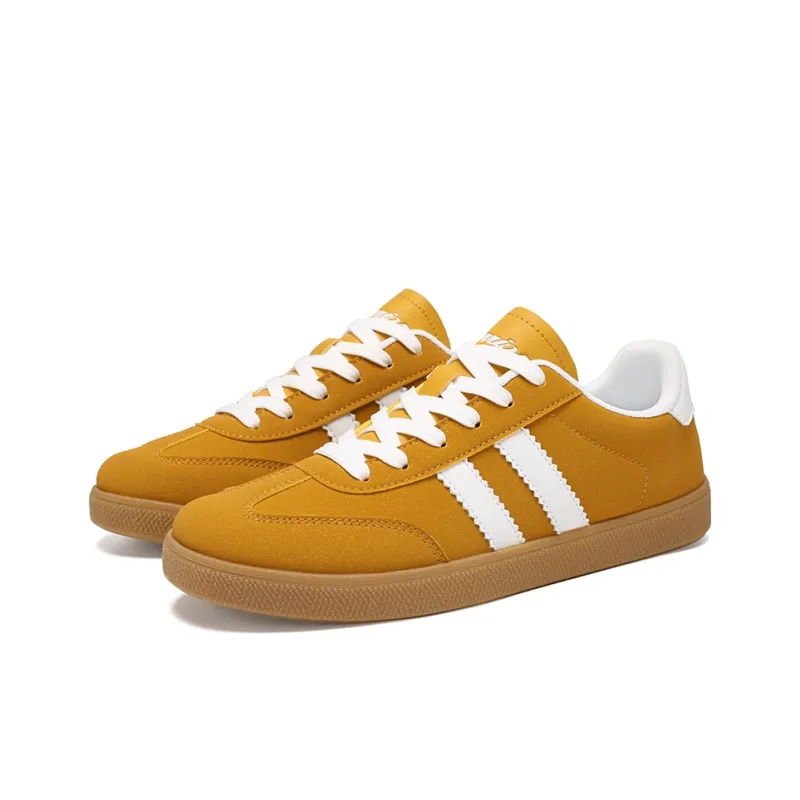 WARRIOR Skateboard Shoes Unisex Low Top Cheese Yellow-2