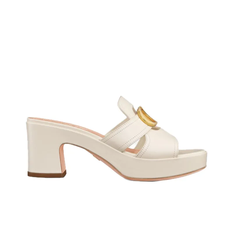 DIOR 30 Montaigne Slide Slippers Women's White-1