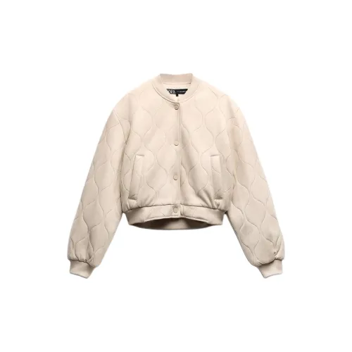 ZARA Jackets Women's White