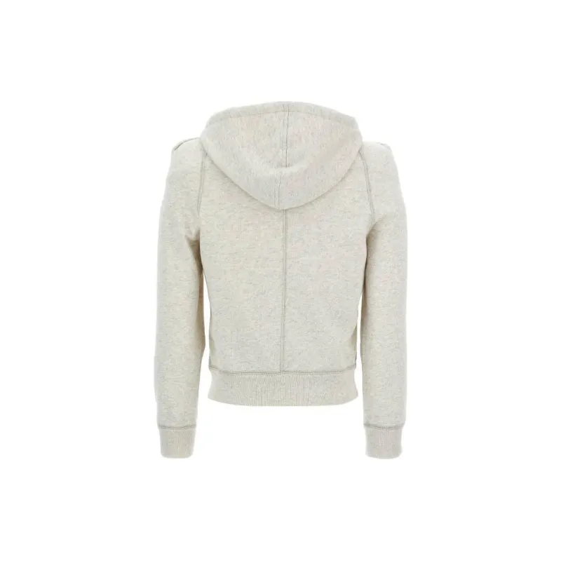 ISABEL MARANT ETOILE Penny Zip Up Drawstring Hoodie-1