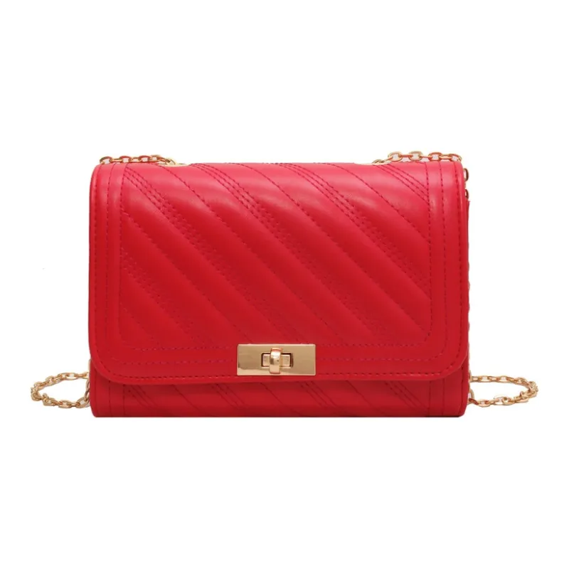Carksky PU Shoulder Bag, Crossbody Bag Regular Women's Black/Ecru/Pink/Red/Green-21
