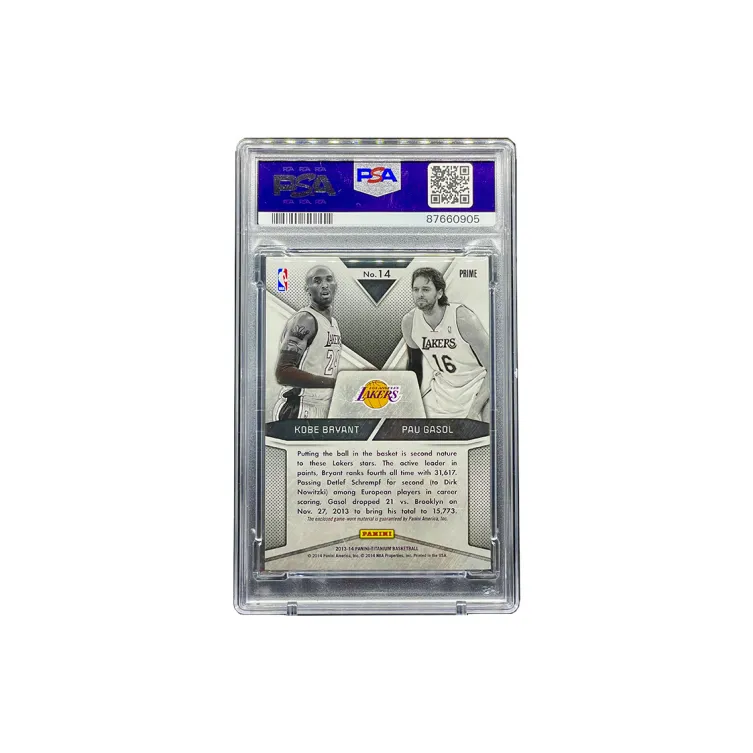 PANINI Kobe Bryant Pau Gasol 2013 14 Star Card Graded Cards 1 Pc-1