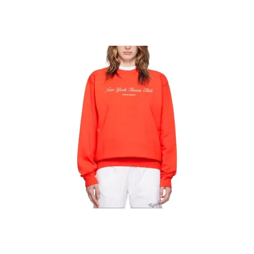 SPORTY & RICH Sweatshirt Women's Red