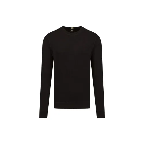 HUGO BOSS Sweaters Men Black