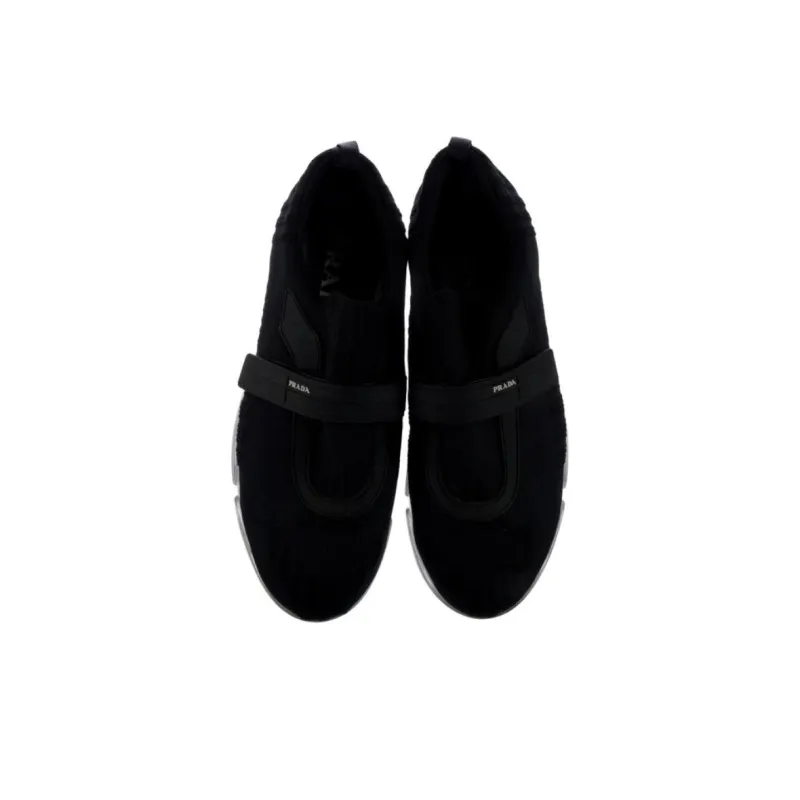 PRADA Cloudbust Rubber And Leather 'Black With Clear Sole' Women's-2