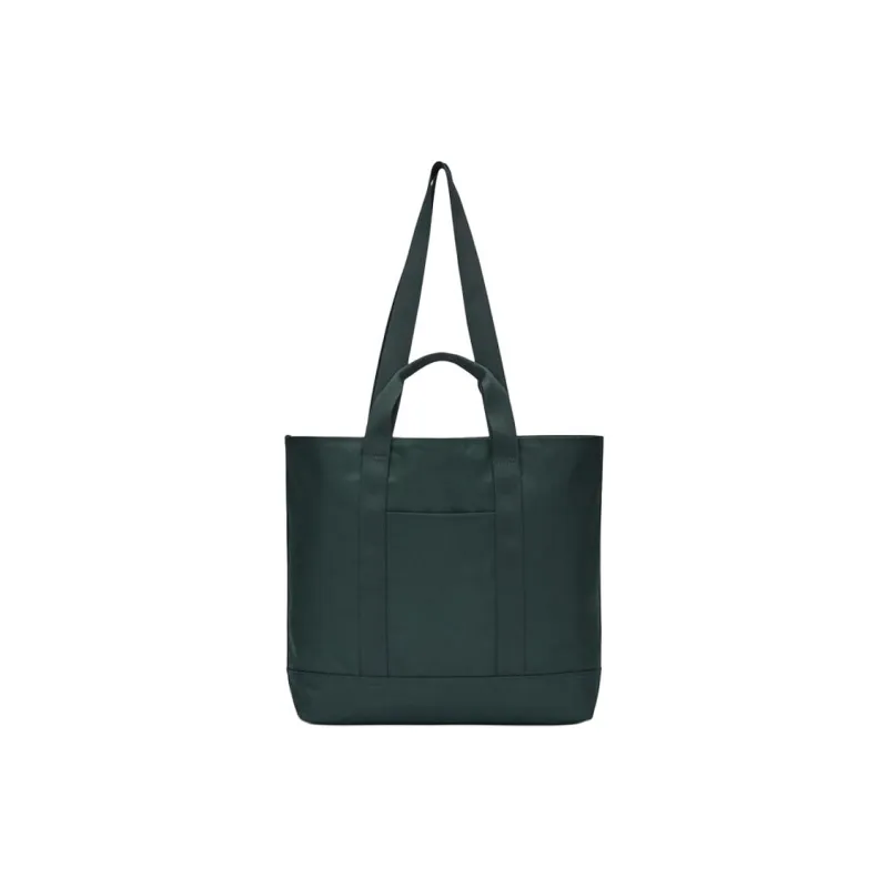 LACOSTE Fabric Tote Bag, Shopping Bag, Handbag, Shoulder Bag Unisex Dark Green-2