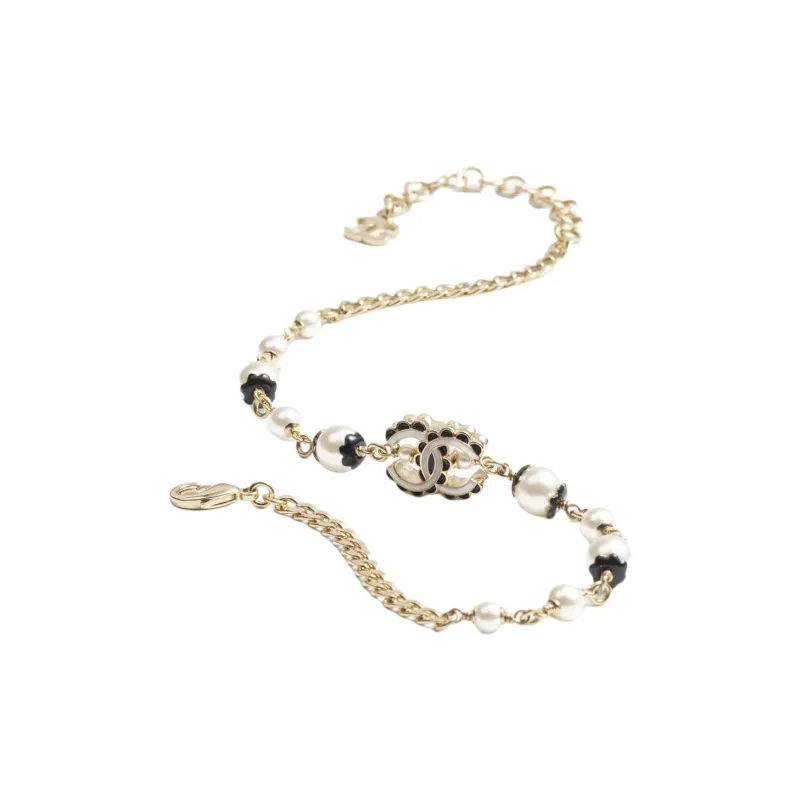 CHANEL Artificial Pearl Necklaces Women's Multicolor-1