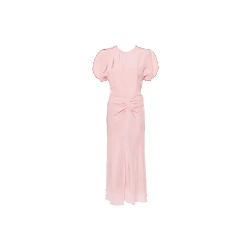 Victoria Beckham Short-Sleeved Dresses Women's Pink