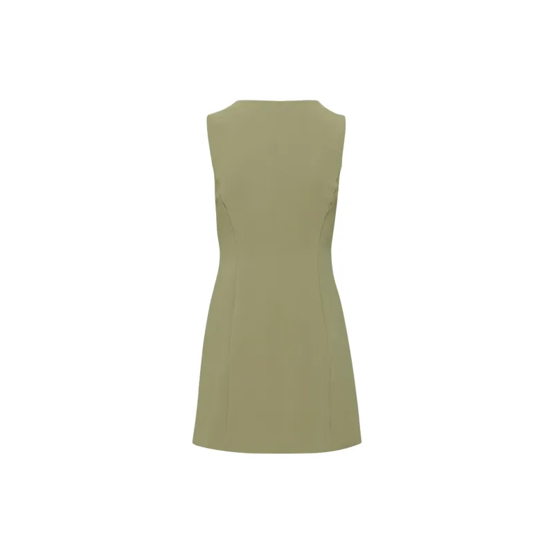 ARITZIA Wilfred Chester Dress Sleeveless Dress Women's Bosana Green-1