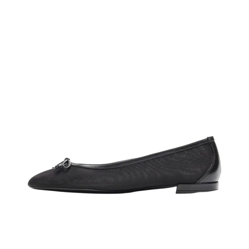 Stuart Weitzman/SW Arabella Casual Single Shoes Women's Black-0