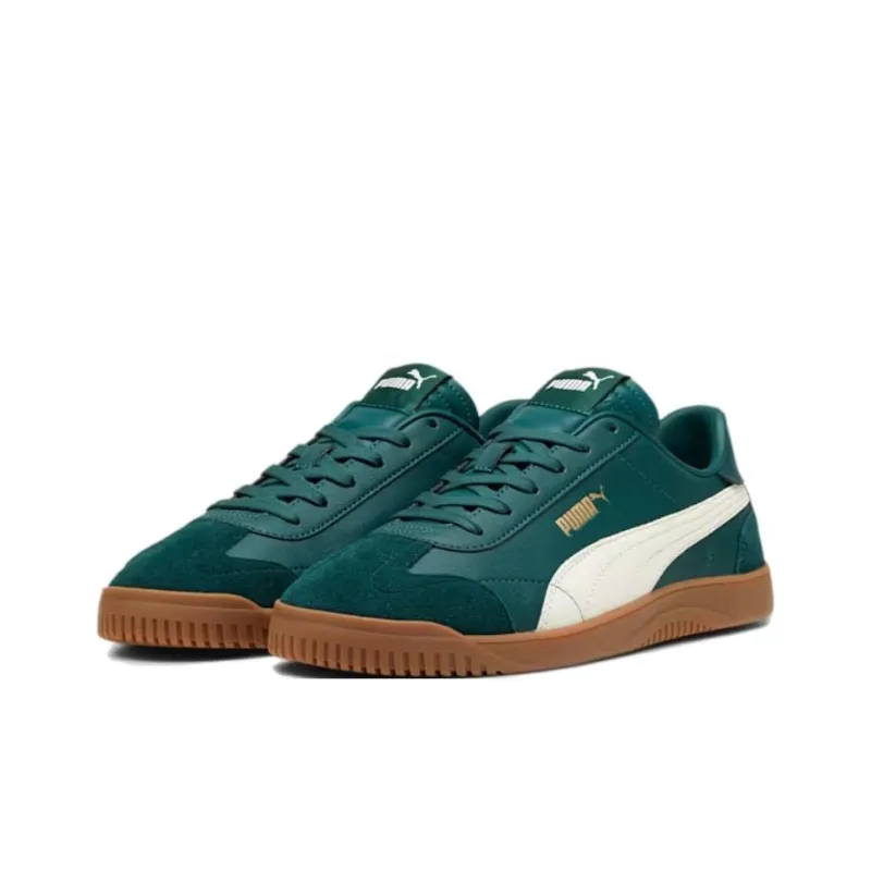 PUMA Club 5v5 Anti Slip Wear Resistant Low Top Casual Shoes Unisex Dark Green-2