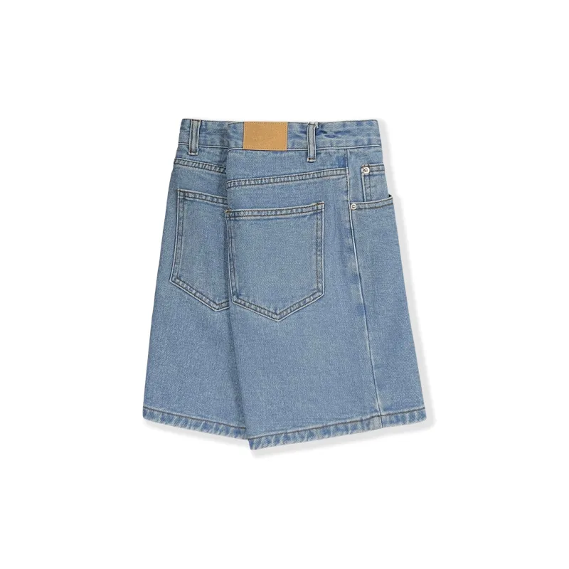 DKPD Denim Shorts Unisex Light Blue-1