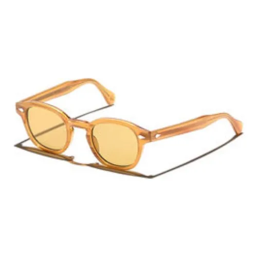 MOSCOT Square Sunglasses Men's Yellow