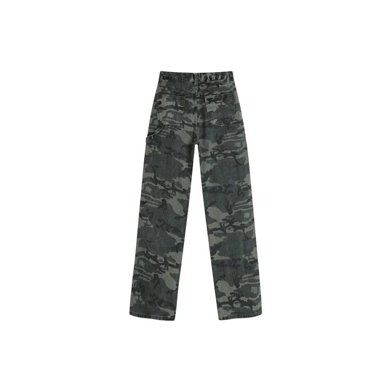 CPAURA Jeans Women's Camouflage-1