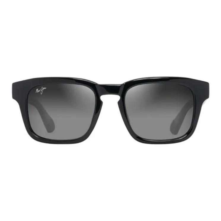 Maui Jim Irregular Shape Sunglasses Women's Black-1
