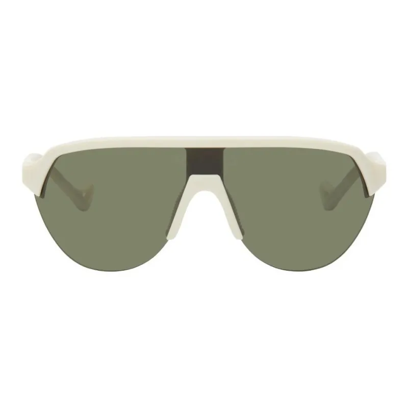 District Vision Titanium Nylon Browline Sunglasses Men's White-0