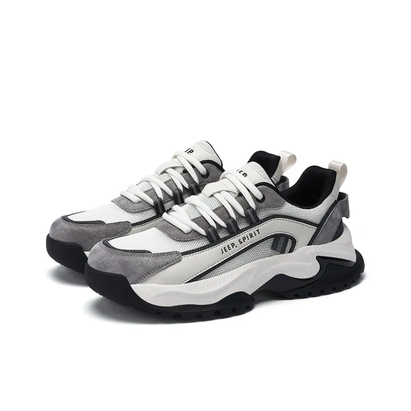 JEEP SPIRIT Anti-Slip And Wear-Resistant Breathable Low-Top Casual Shoes Men's-66