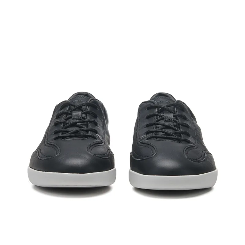 EQLZ EQUALIZER Anti Slip Wear Resistant Low Top Vintage Basketball Shoes Unisex Phantom Black-3