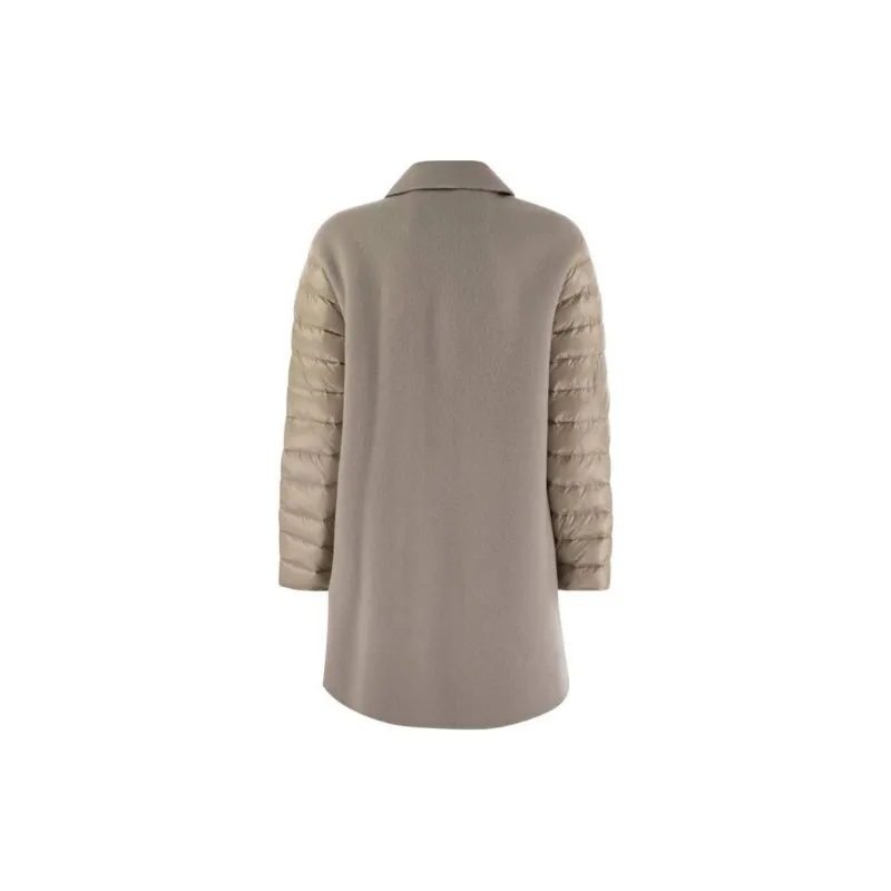 HERNO Panelled Straight Hem Puffer Coat-1