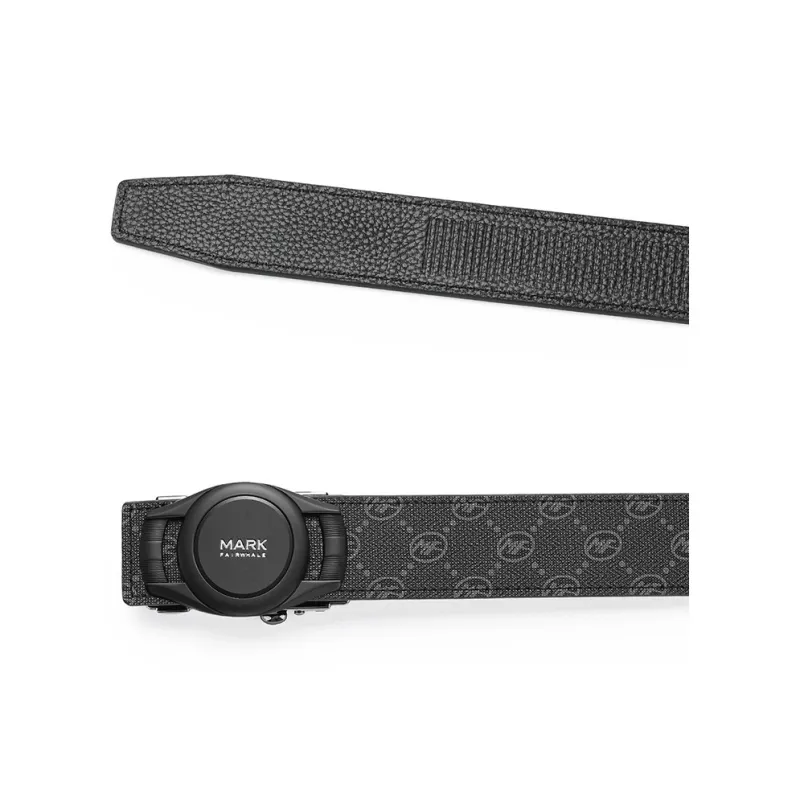 FAIRWHALE Pvc Leather Belts Men's Width 3.5CM-5