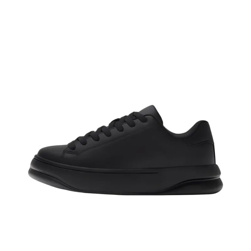 ZARA Low Top Skateboard Shoes Men's Black-0