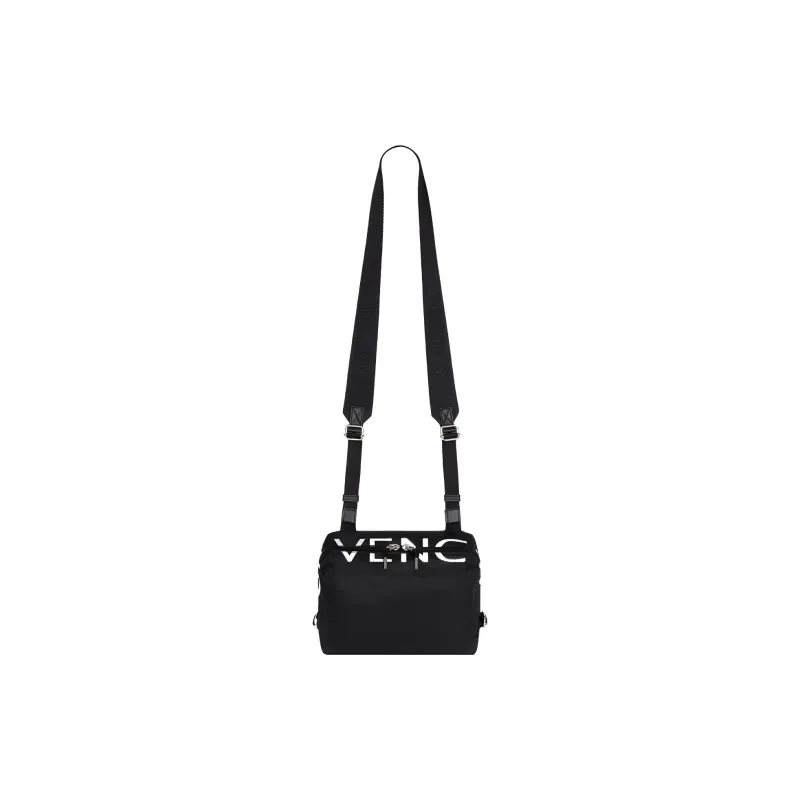 Givenchy Pandora Polyamide Handbag, Shoulder Bag, Crossbody Bag Small Size Men's Black & White-1