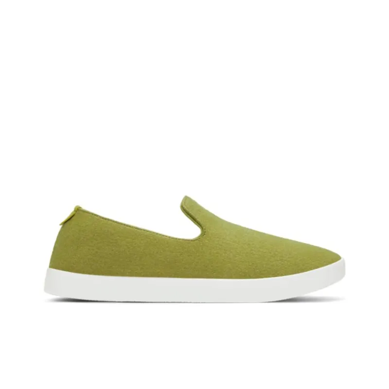 Allbirds Wool Lounger Non-slip Lightweight Low-Top Skateboard Shoes Women's Seaweed Green-1