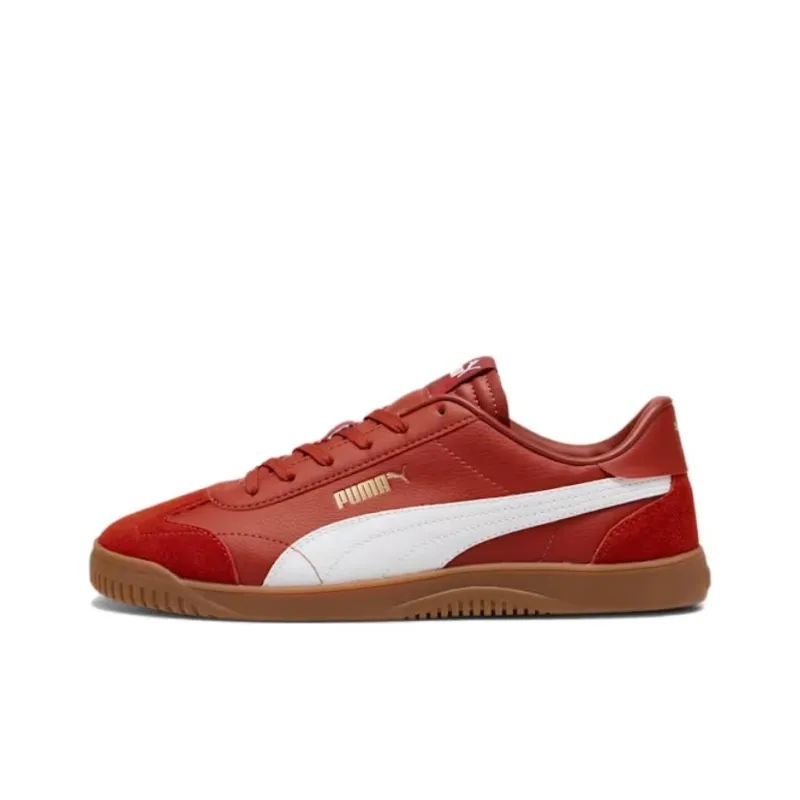 PUMA Club 5v5 Anti Slip Wear Resistant Low Top Casual Shoes Unisex Red-0