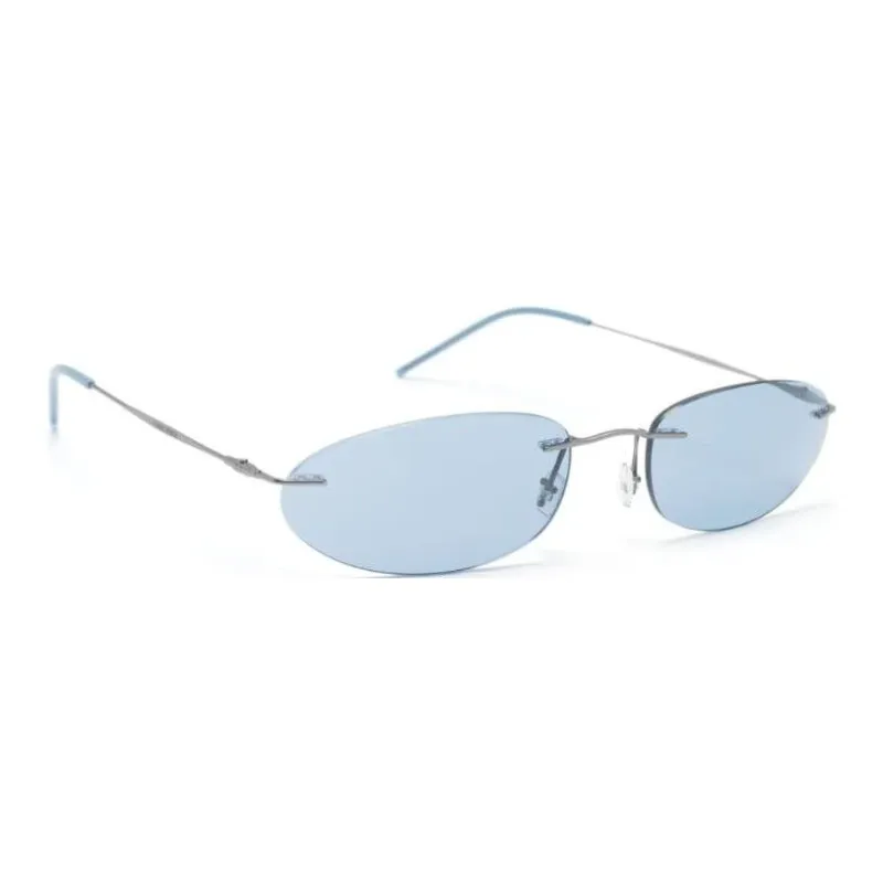 GIORGIO ARMANI Oval frame Sunglasses-2