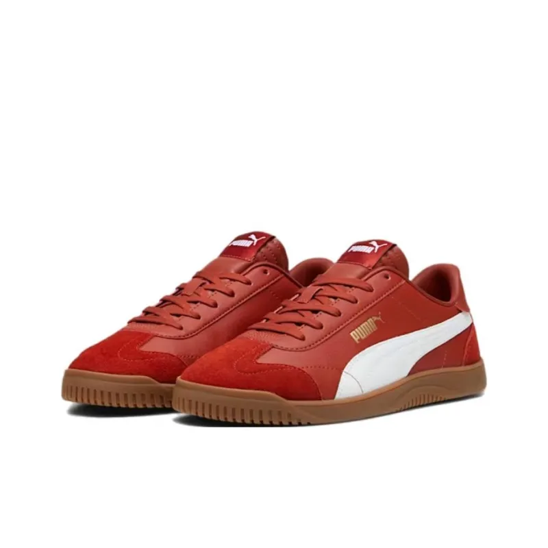 PUMA Club 5v5 Anti Slip Wear Resistant Low Top Casual Shoes Unisex Red-2