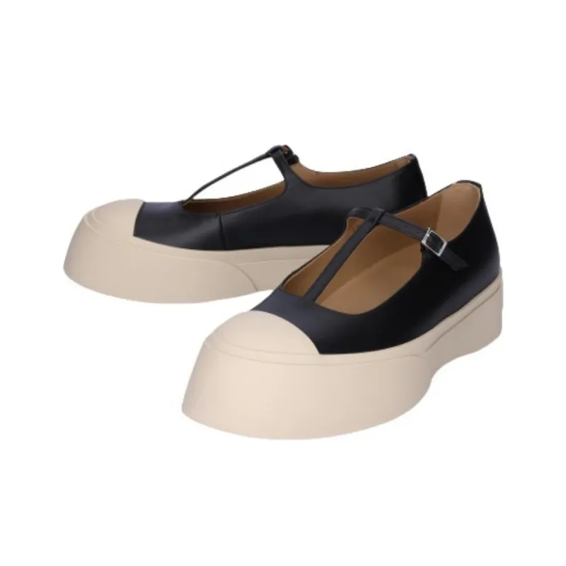 MARNI Platform Mary Jane Shoes Women's Black-3