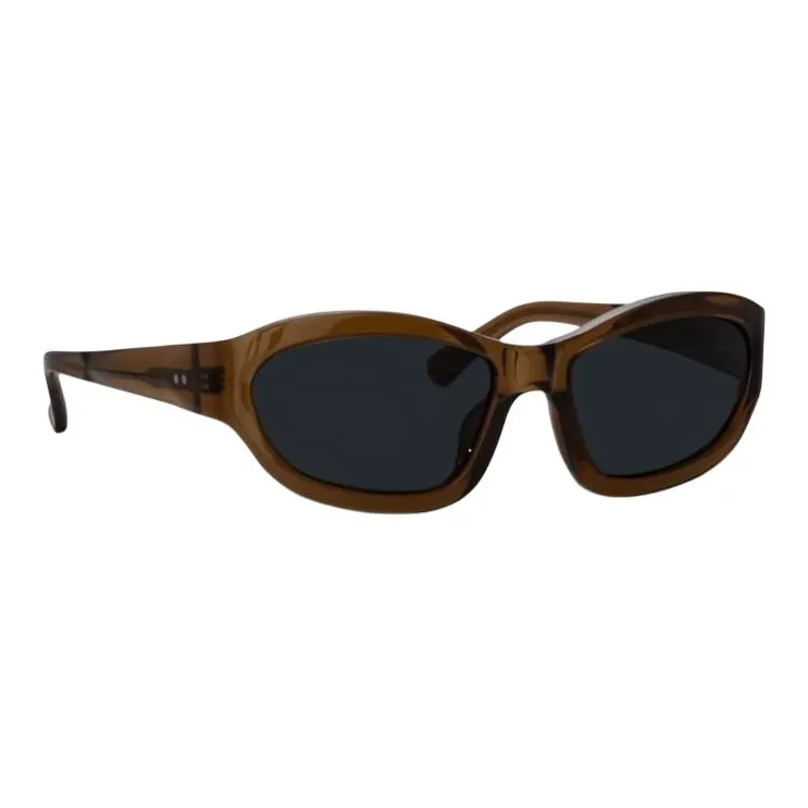 Linda Farrow X Dries Van Noten Geometric frame Sunglasses-3