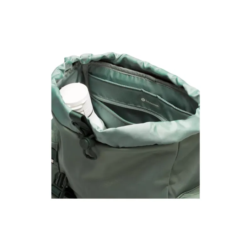 Lululemon Recycled Polyester Backpack Mini Unisex Gray Eucalyptus Color > Green-2